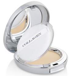 Пудра компактная осветляющая с запаской Collagen 3in1 Whitening Moisture Two Way Cake SPF28 PA++21