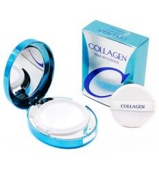 Тональная основа увлажняющая кушон Collagen Agua Air Cushion SPF50+PA+++ 13 15gr "ENOUGH"
