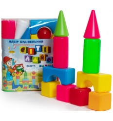 Кубики строительные "Сити Лайф" 101-101 малый, сетка 1