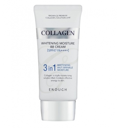 BB крем SPF 21174 "ENOUGH" осветляющий Collagen 3 in 1 Whitening Moisture SPF47 PA+++ 50ml