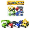 Строительная техника 650-650 A инерционные, набор 4 шт, от 11 см, подвижные детали, в кульке