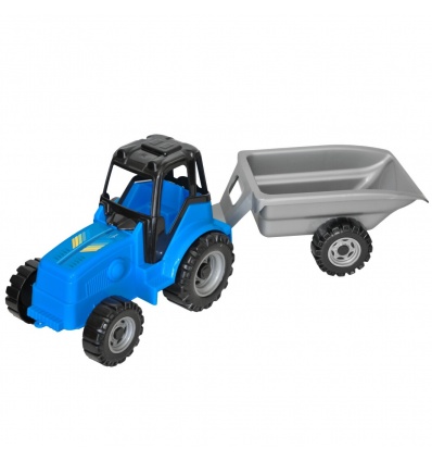 Машина 40093 Трактор «Фермер», Тигрес, с прицепом, в пленке