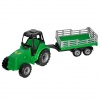 Машина 40092 Трактор «Фермер», Тигрес, с бортовым прицепом, в пленке