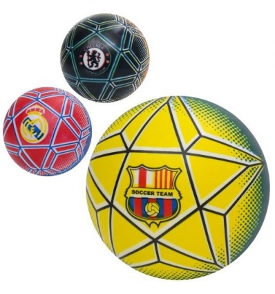 Мяч детский MS 4876 размер 9 дюймов, 60 г, 3 вида (клубы)