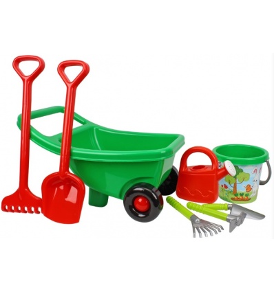 Тачка 0099 ТехноК, с набором садовника