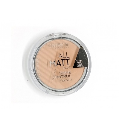 Пудра 93338 «CATRICE» компактна матуюча All Matt Plus Powder 10 г 025 — пісочно-бежевий