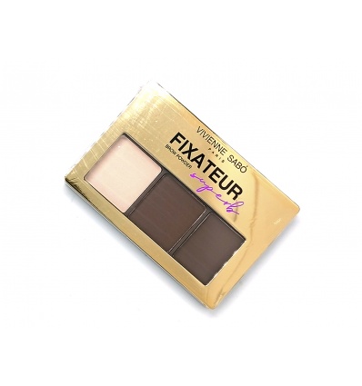 Палетка 73741 "VIVIENNE SABO" для бровей (тени+воск) Fixateur Superb 02