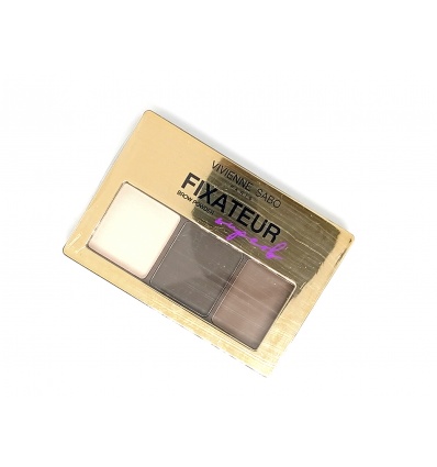 Палетка 73734 "VIVIENNE SABO" для бровей (тени+воск) Fixateur Superb 01