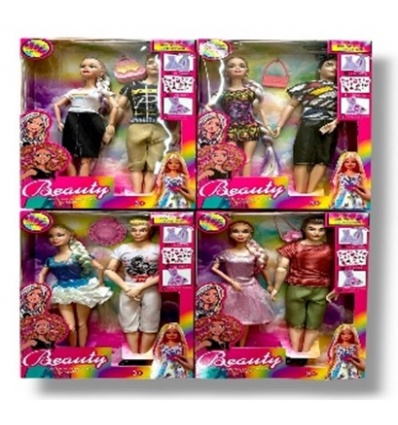 Кукла 2275-3/8029 шарнирная, микс видов, 22-30 см, в коробке