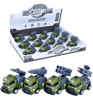 Транспорт спецслужб YS 009sh інерція, метал, 9см, рухомі деталі, 4 види