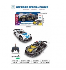 Машина 888-28 Полиция, р/у, аккумулятор, USB-зарядка, в коробке