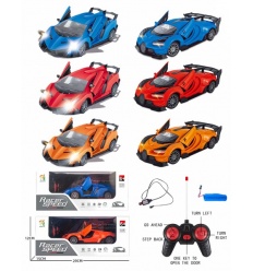 Машина 5026 E р/у, аккумулятор, USB зарядка, свет, микс цветов, в коробке