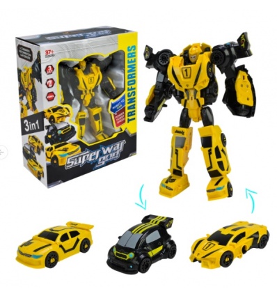 Трансформер Q 1914 робот+машина, 3 в 1, в коробке