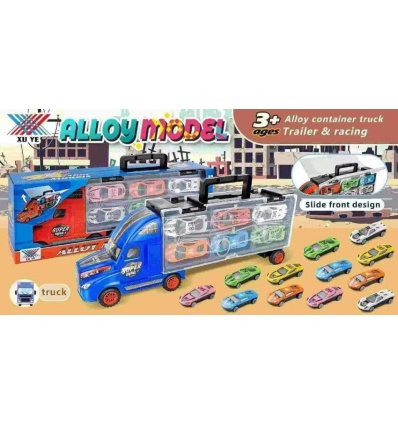 Трейлер K 136 A Фура перевозчик с машинками, в коробке