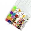 Бисер 2019-22 набор бисера и бусин № 22, детский, леска, микс цветов, в футляре
