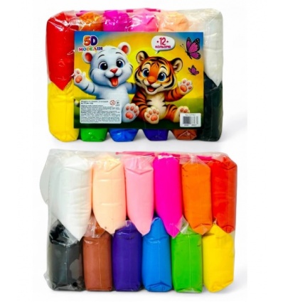 Пластилин 107 818-12-35 12 цветов-35г