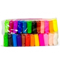 Пластилин 107 819-24-13 24 цвета-13г, с инструментами, в кульке