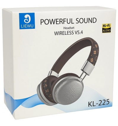 Наушники KL-225 Беспроводные с RGB подсветкой, микс видов, в коробке