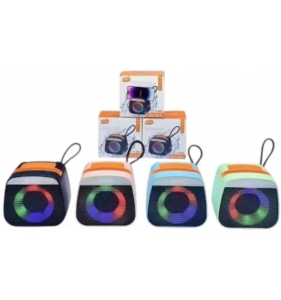 Колонка X-922 свет, RGB подсветка, Bluetooth, акумулятор, AUX, USB, TF-microSD, FM-радио, в коробке