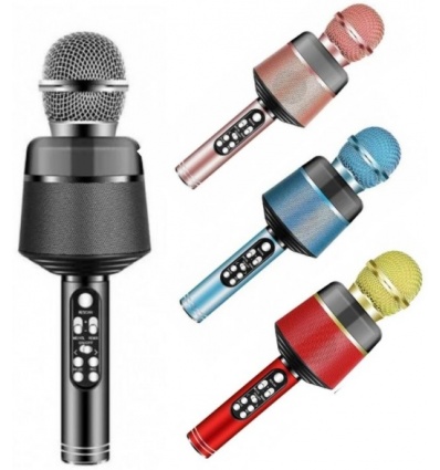 Микрофон Q 008 караоке, микс цветов, в коробке