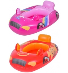 Плотик 37621 (36шт/ящ) INTEX, надувная, лодка, 86х60,5см, 3-4 года, 2виды