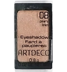 Тени для век перламутровые 30080 "Artdeco" компактные Pearl Eyeshadow 0,8gr 08