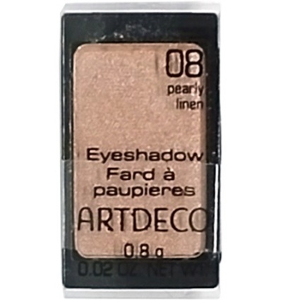 Тени для век перламутровые 30080 "Artdeco" компактные Pearl Eyeshadow 0,8gr 08