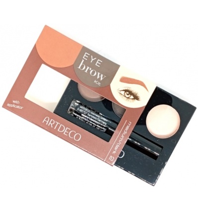 Палетка 86274 «ARTDECO» для брів Eye Brow Kit 2 7 г medium/dark