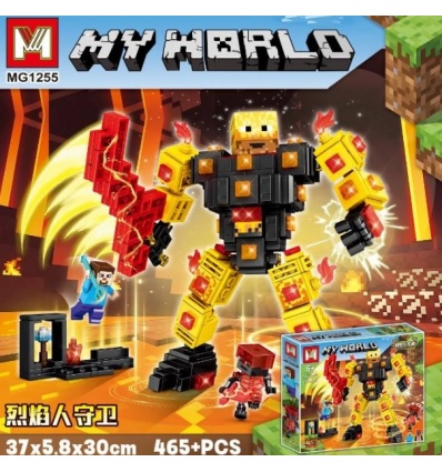 Конструктор MG 1255 Minecraft, 465 дет, в коробке