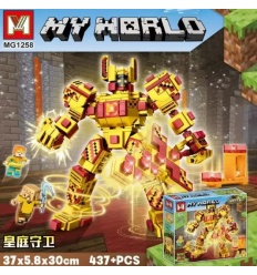 Конструктор MG 1258 Minecraft, 437 дет, в коробке