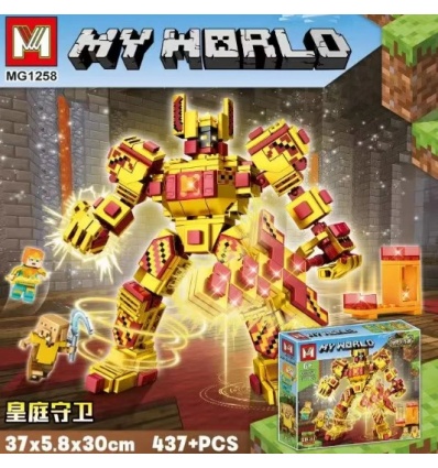 Конструктор MG 1258 Minecraft, 437 дет, в коробке