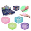 Антистресс 2520 (1уп/12шт) мягкий кубик, Yabba Dabba Glowing Cube, светящийся, в дисплее, в коробке